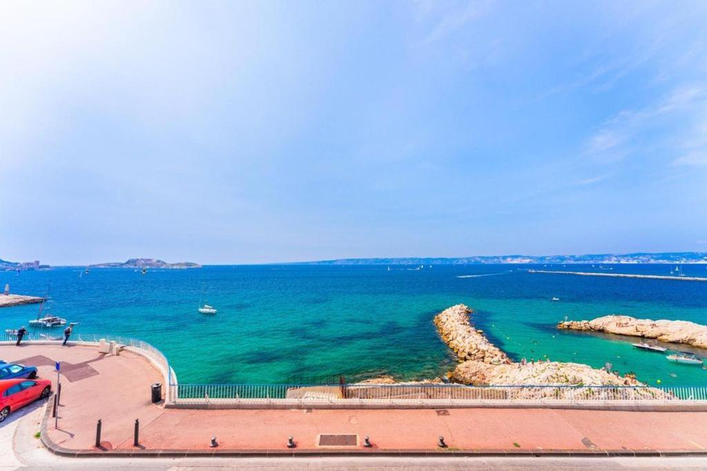 Appartement Sur La Corniche Kennedy Face A La Mer マルセイユ エクステリア 写真
