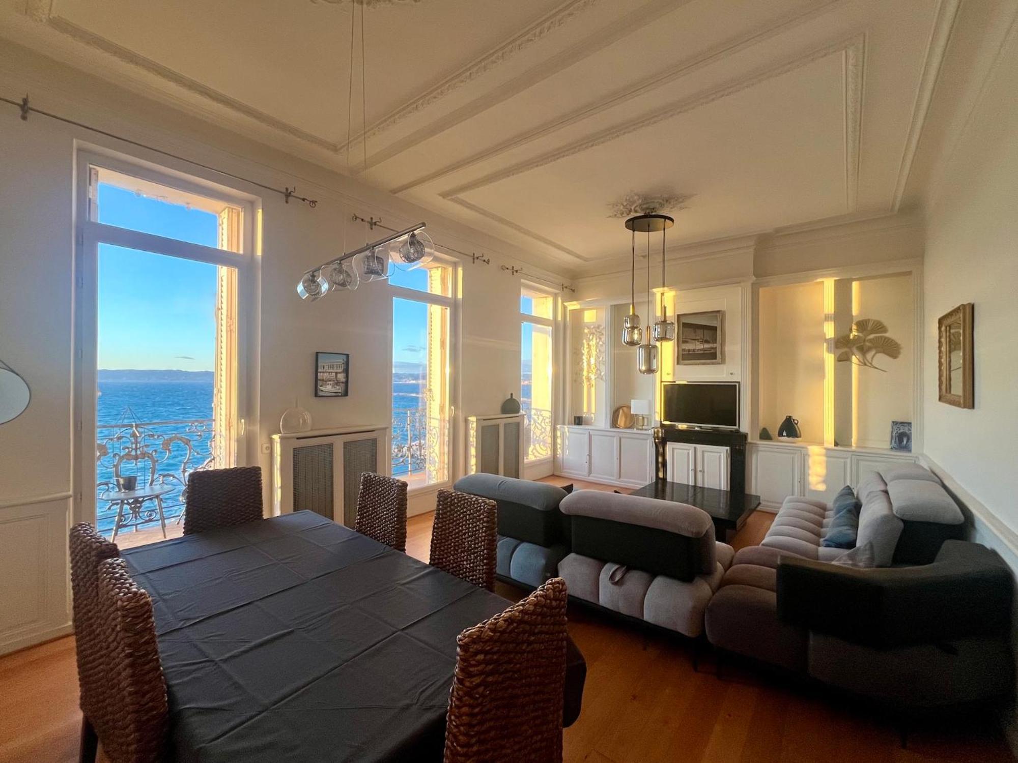 Appartement Sur La Corniche Kennedy Face A La Mer マルセイユ エクステリア 写真
